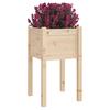 Vidaxl Donice Ogrodowe, 2 Szt., 40X40X70 Cm, Lite Drewno Sosnowe