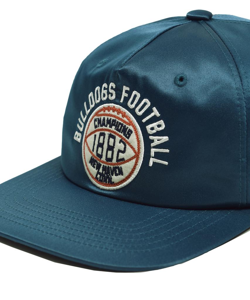 YALE 1882 Football Champions Satin Snap Cap_Green