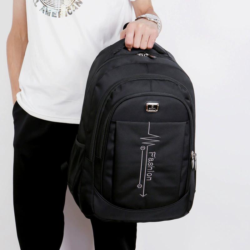 Herren Freizeit Minimalistischer Rucksack, Große Kapazität Schüler Schultasche, Langlebiger Laptop Rucksack Multifunktionaler Reise Tagesrucksack