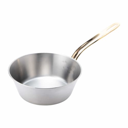 Endo Shoji Super Denji Tapered Pan, 21cm, Stainless Steel, for Induction Cooktops, Made in Japan, ATC22021