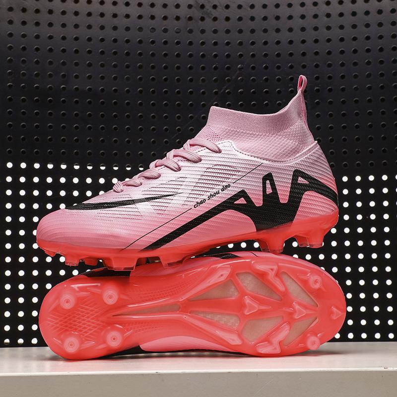Popular Adult Sneakers Men's High Top Long Nails Broken Nails Adult Students Children Boys Training Games Football Shoes