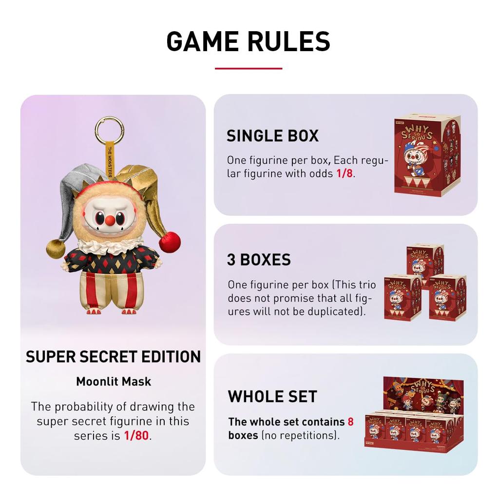 [POP MART Ametlik Pood] WHY SO SERIOUS Seeria Pehme Ripats [1 tk] Pop Mart Pimekast Mänguasi Gacha Pehme Nukk Plastikust Mudel Kingitus Fänniüritus Pop