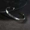 Half-Fold Square Open Bangle Bracelet Geometric Classic Punk Shape for Men Women Everyday Go Out Jewelry