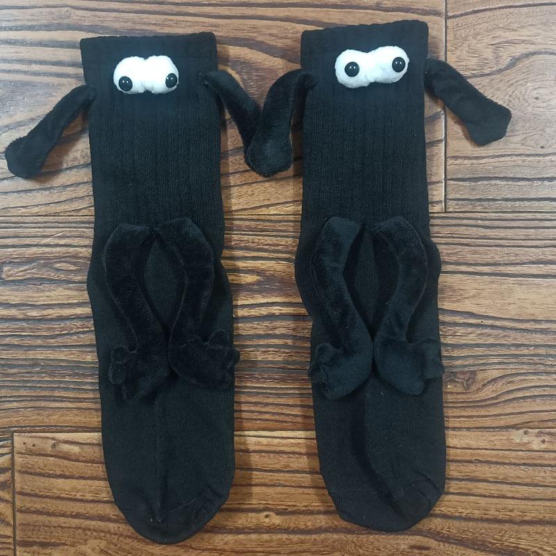 Cute funny lady tube socks magnet magnet fashion couple hand socks