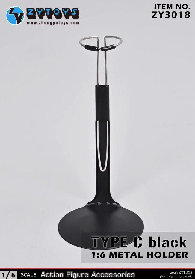 ZYTOYS 1/6 Scale Metal Stand for Soldier Figure Dolls