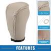 Nissan Murano Automatic Transmission Lever Gear Shift Knob Cover Beige Leather Pack of 1 | 3 Months
