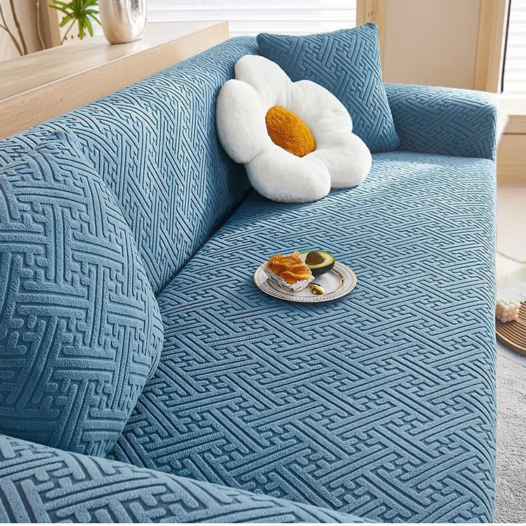 Elastic Sofa Cover All Inclusive All Season Anti Cat Scratch Cover Cloth Towel  All Inclusive Nordic