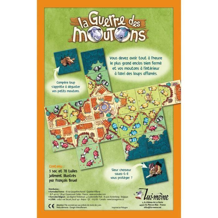 Lui-même - La Guerre des moutons - Jeu de société - À partir de 8 ans - 2 à 4 joueurs - 30 minutes