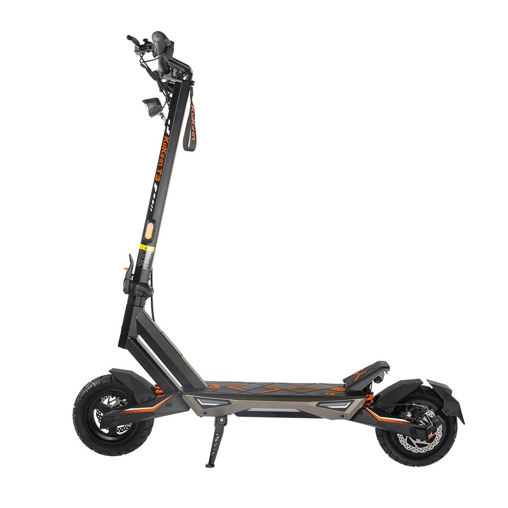 KuKirin T3 Foldable Electric Scooter, 800W Motor, 48V 15.6Ah Battery, 10 Inch Tires