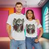 Skulls and Roses Cotton Tee T Shirt Unisex Graphic Shirt