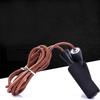 Adjustable Jump Rope Skipping Leather Rope with Bearing Comfortable Sponge Handles for Skipping Boxing Fitness