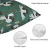 Chinese Style Crane & Pine Pillow Case Vintage Pillow Cover Custom Pillowcases For Sofa Couch Bed Living Room