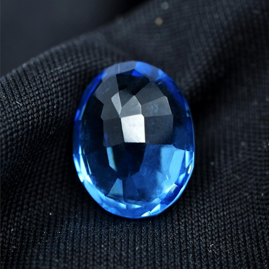 Natural Blue Sapphire Loose Gemstone Quality Oval Cut 10.85 Ct September Birthday Birthstone
