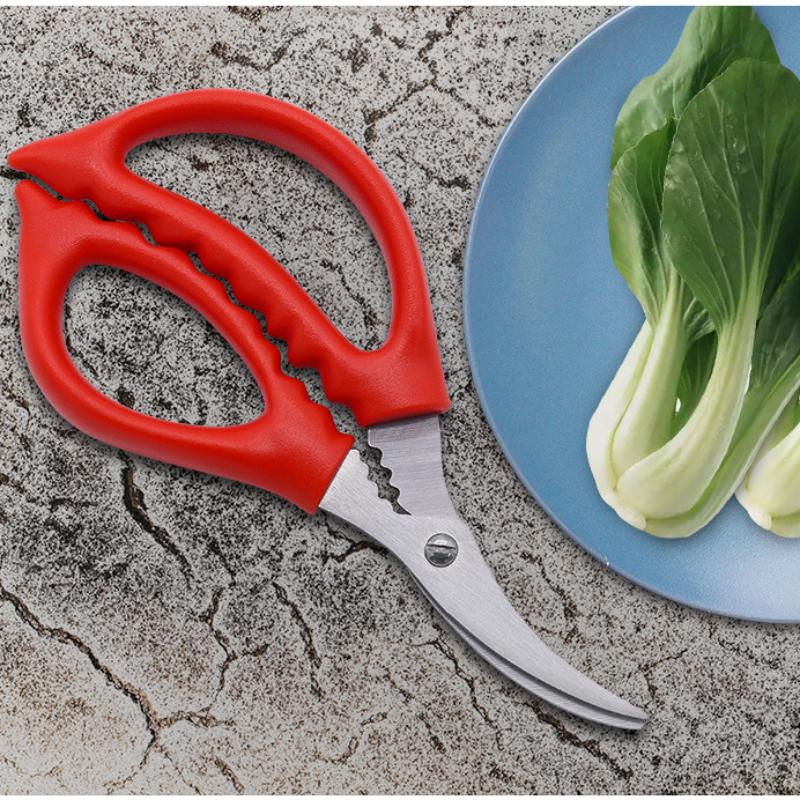 Elbow Stainless Steel Sharp Blade Kitchen Shrimp Clippers Remove Shrimp String Peel Household Seafood Scissors