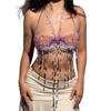 Catena Corpo Perline Reggiseno Multistrato Body Chain Harness Gioielli Corpo Accessori Copricostume Bikini da Spiaggia per Donne Ragazze