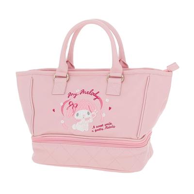 Marushin Tote Sanrio My Cute Flower Rund Golf Synthetisch 3335015700 Tasche, Melody, Tasche, Tasche, Isoliert, Leder,