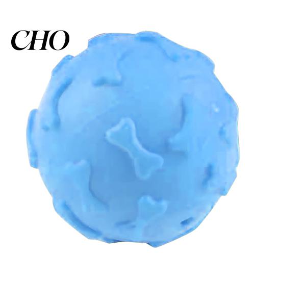 Squeaky Dog Ball Raised Texture Chew Toy Dogs Teeth Cleaning Bite-resistant Relieves Boredom And Anxiety for Puppy Teething Fetch Game Wear-resistant