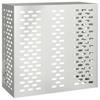 Air Conditioner Cover Silver 110 X 50 X 105 Cm Galvanized Steel