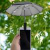 27cm Mobile Phone Holder Creative Mini Umbrella Outdoor Cycling Mobile Phone Sunscreen Umbrella Portable Outdoor Rain Accessorie