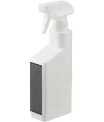 Flacon pulvérisateur magnétique Yamazaki, Blanc, Env.. L4.5 x P10.5 x H23cm, Tour, Brume, Jet direct, Commutable, 5380