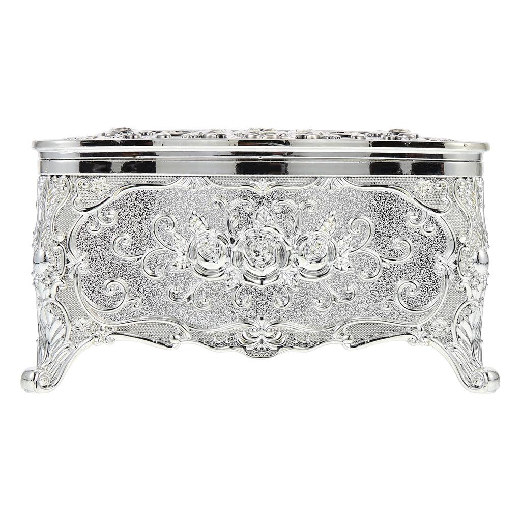 Embossed Paper Box Unique Tissue Holder Towel Dispenser Napkin Retro Decor Acrylic Container Desktop Decoration Travel Gold