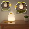 Silicone Night Light Silicone-lamp Gift Usb Rechargeable Led Touch Sensor Christmas Lights Room Decor Gifts Small-nightlight