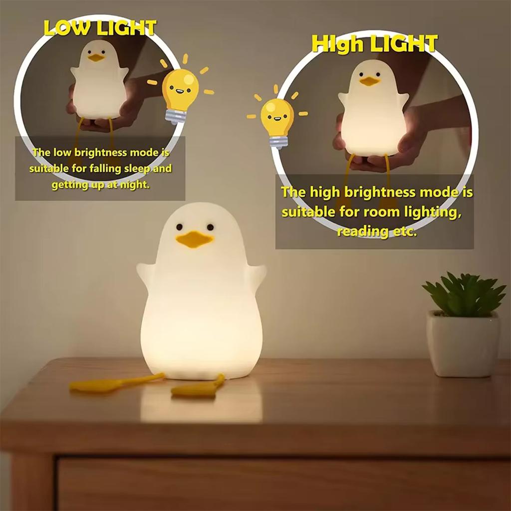 Silicone Night Light Silicone-lamp Gift Usb Rechargeable Led Touch Sensor Christmas Lights Room Decor Gifts Small-nightlight
