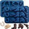 Westlicher Cowboyhut, Stiefel, Pferd & Sattel Silikon Backformen - Wiederverwendbar Antihaft Schokolade, Eis, Gelee, Kerze, Kuchen, Keks, Süßigkeiten Formen