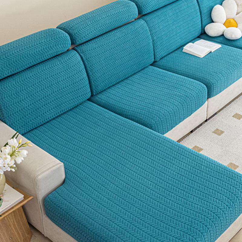 Elastic Sofa Cover Cushion Cover Sofa Hat Solid Color Sofa Cover All-inclusive Four Seasons Universal Cover Sofa Cushion Cover