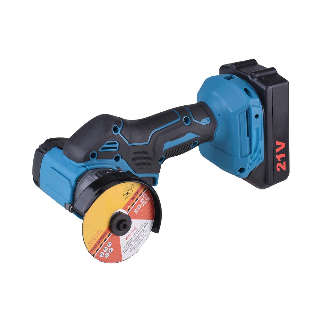 Cordless Circular Saw, 3 Inch Handheld Angle Grinder Kit, Rechargeable Cut Off Tool for Cutting