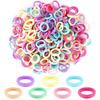 Multi Color Hair Holder Tie Soft Tiny Small Elastic Rubber Bands Braiding for Kids Girls, Mini Rubber bands Ties For Girls And Women (Multicolor)
