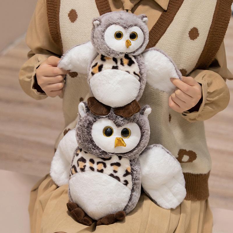Cute Cute Owl Doll Plush Toy Little Owl Doll Children Soothing Doll Birthday Gift