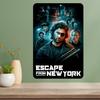 Escape from New York Segno Metallico Poster Classico