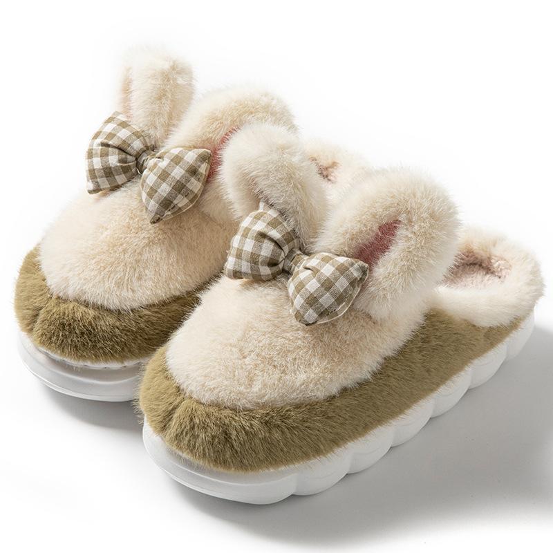 Cartoon cute cotton shoes autumn and winter indoor home warm and comfortable plush household cotton slippers