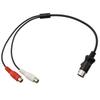 Auto-Audio für Cinch auf 13-Pin-Kabel AUX-Audio-Adapter, für Kenwood CD-Player Neu