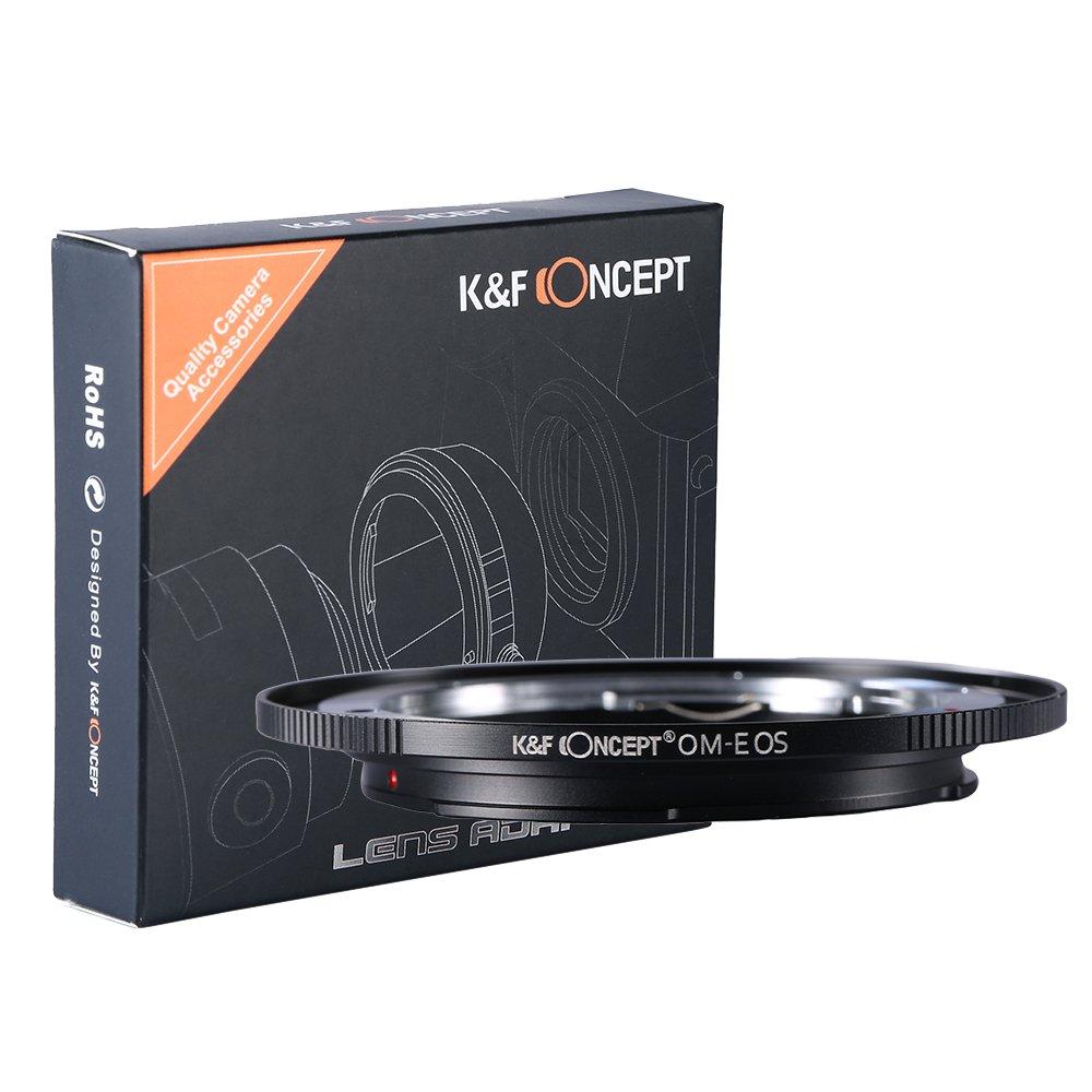 Concept Lens Mount Adapter Olympus OM Mount Lenses To Canon EF K&F KF-OMEF (Converts Mount)
