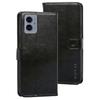 IDEWEI For Motorola Moto G55 5G Stand Case Crazy Horse Texture Leather Phone Cover