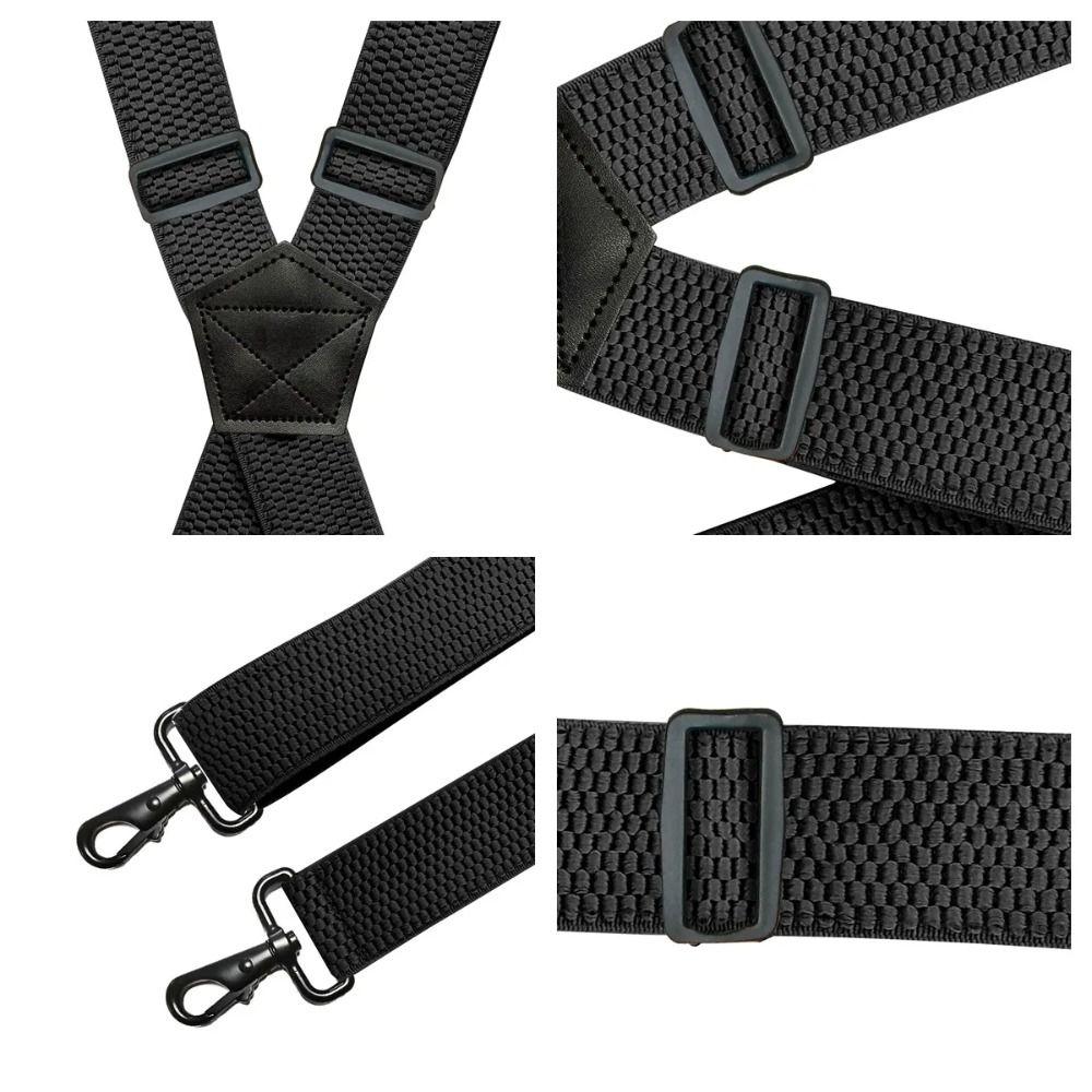 Adjustable Elastic Trouser Braces 3.8cm Wide Trouser Straps Belt Braces Suspenders  Wedding Party