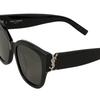 Saint Laurent Cool Black Frame SL M95/F-001 56 Oval Sunglasses Women sunglasses SL-M95/F-001-56