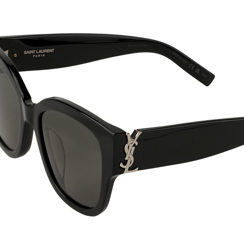 Saint Laurent Cool Black Frame SL M95/F-001 56 Oval Sunglasses Women sunglasses SL-M95/F-001-56