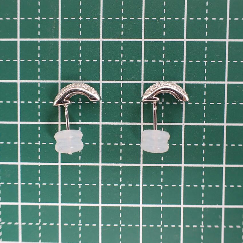 [Used] K18 Diamond Earrings/j109-1