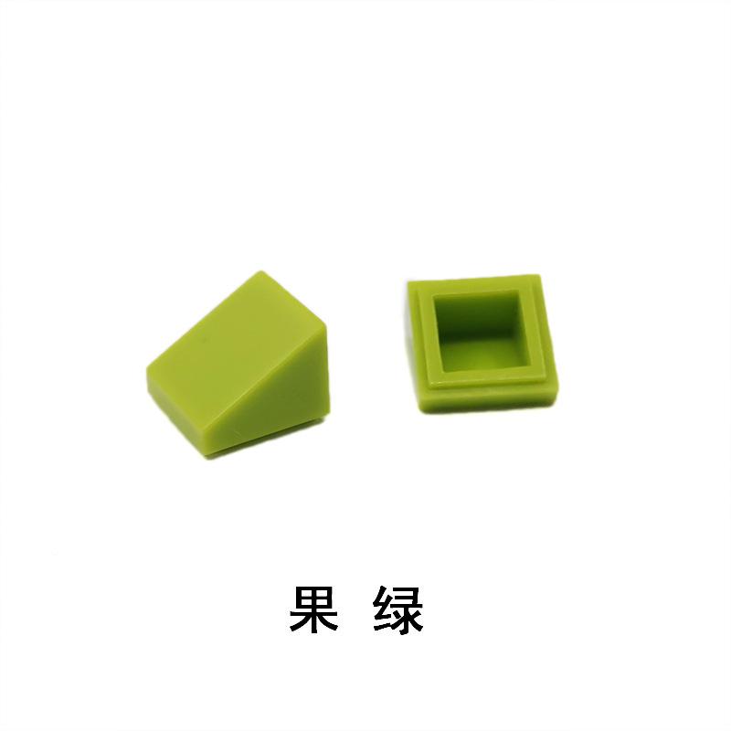 Kompatybilne z 50746 54200 Mały Klocki 1X1 Cegła Fazowana Moc Zmontowana Nauka i Edukacja Puzzle Części Zamienne
