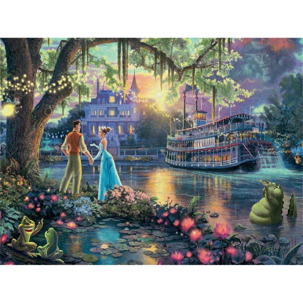 Aschenputtel Disney Prinzessin Quadratmuster Puzzle Gedruckt Mosaik Diamantmalerei Stich Kunst 5d Neu 2024 Große Größe Kinder Geschenk