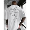 Men'S New Pure Short Sleeve T-Shirt Hiking Print Casual Round Neck Short Sleeve Comfortable Soft Breathable Summer Essential