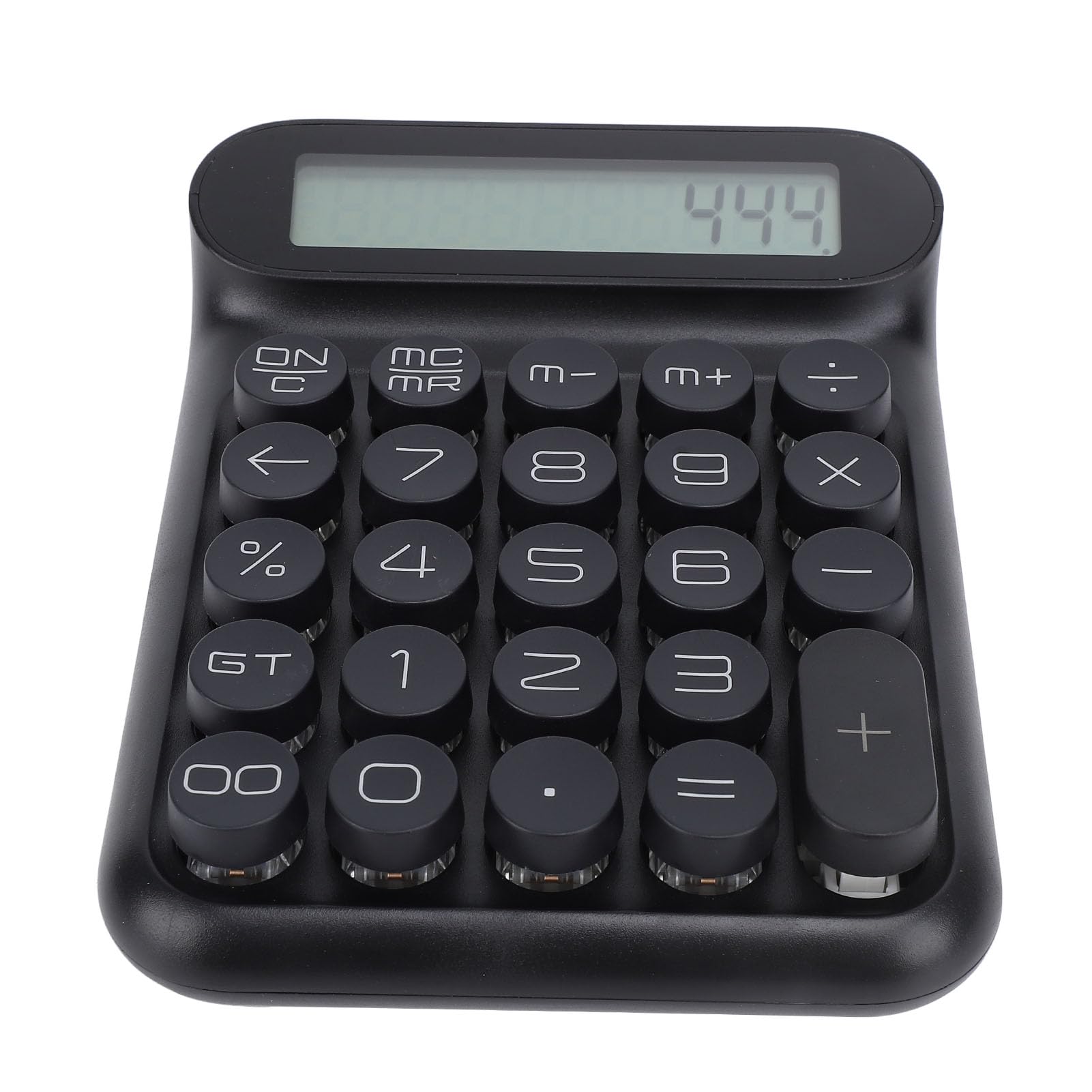 

Luocute Mechanical Switch Calculator, 24-Key Auto Sleep Desktop Large LCD Display Calculator, Black