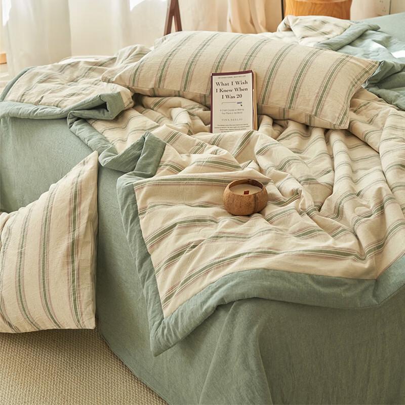 Yalu Cotton Linen Summer Quilt