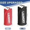 1PC oversized laundry basket with soft padded handle - collapsible, large collapsible laundry basket