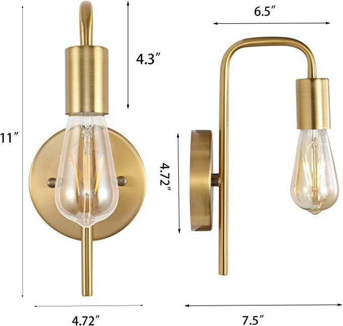 

Retro Wall Lamps Loft Wall Sconces Vintage Wall Light for Bedside Mirror Side Modern Indoor Wall Decor Surface Mounted Fixture