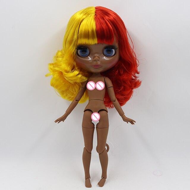 

ICY DBS Blyth кукла 1/6 bjd игрушка красочные смешанные волосы случайные цвета глаз кукла на заказ подарок для девочек аниме