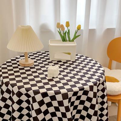 New Tablecloth - Aesthetic Cute Printed Photo Background, Student Desk Decor, TV Coffee & Tea Table Mat Girls Room Decor Backdrop